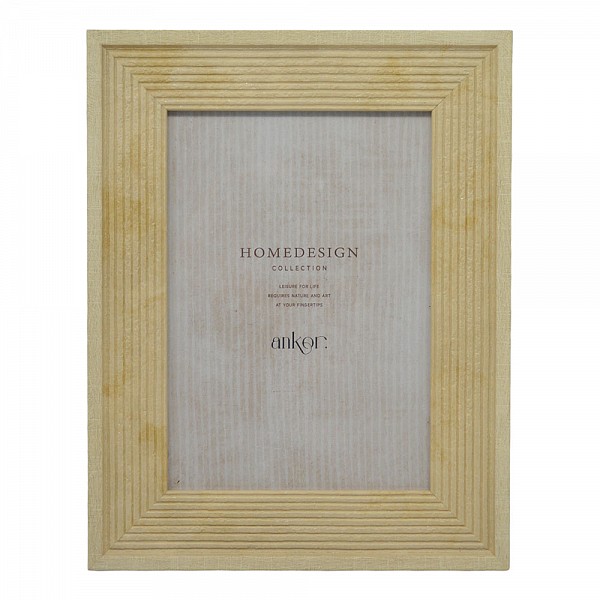 ΚΟΡΝΙΖΑ ΠΛΑΣΤΙΚΗ 10x15εκ. ΣΕ ΜΠΕΖ ΧΡΩΜΑ ΜΕ ΞΥΛΙΝΗ ΟΨΗ ANKOR