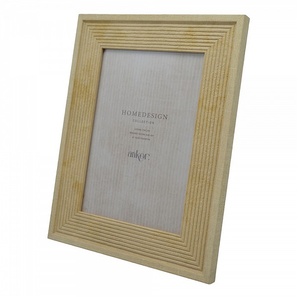 ΚΟΡΝΙΖΑ ΠΛΑΣΤΙΚΗ 10x15εκ. ΣΕ ΜΠΕΖ ΧΡΩΜΑ ΜΕ ΞΥΛΙΝΗ ΟΨΗ ANKOR