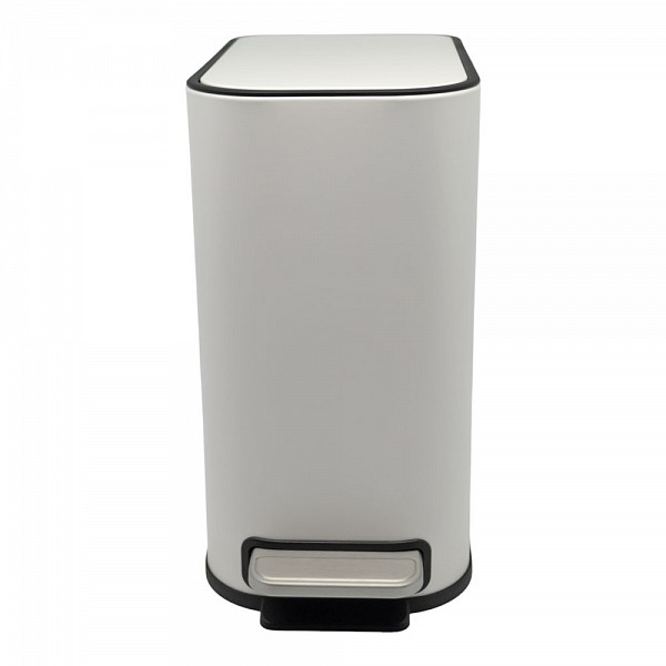 ΚΑΛΑΘΙ ΜΠΑΝΙΟΥ BELLO 5lt SOFT CLOSE SLIM  ΜΕΤΑΛΛΙΚΟ ΑΣΠΡΟ ΜΑΤ ANKOR