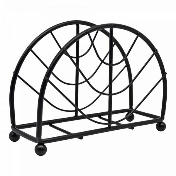 ΧΑΡΤΟΠΕΤΣΕΤΟΘΗΚΗ ΜΕΤΑΛΛΙΚΗ ΣΕ ΜΑΥΡΟ ΜΑΤ ΧΡΩΜΑ 13,5x5x10,5εκ.ANKOR