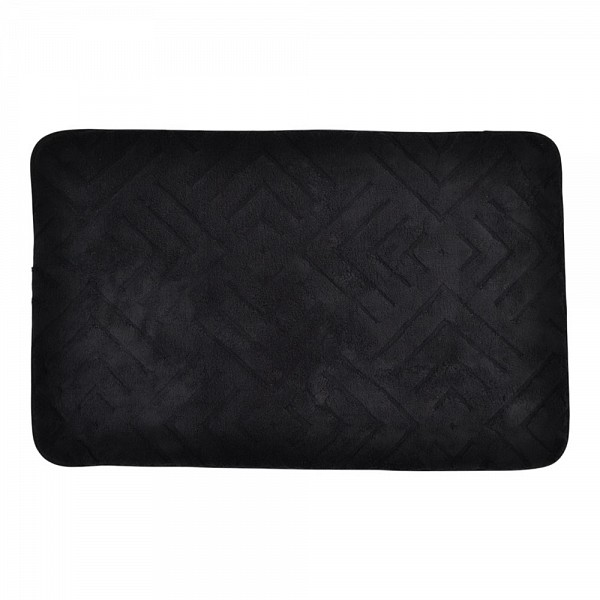 ΠΑΤΑΚΙ ΜΠΑΝΙΟΥ MEMORY FOAM ΣΕ ΜΑΥΡΟ ΧΡΩΜΑ ΜΕ PVC ΠΛΑΤΗ 50x80εκ.ANKOR