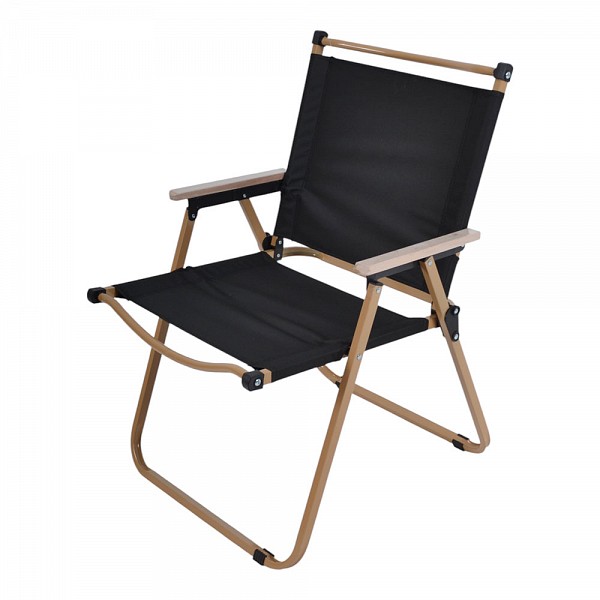 ΚΑΡΕΚΛΑ ΜΕΤΑΛΛΙΚΗ ΠΤΥΣΣΟΜΕΝΗ ΣΕ ΜΠΕΖ ΚΑΙ ΜΑΥΡΟ ΧΡΩΜΑ 54x53x80εκ.ANKOR 843145