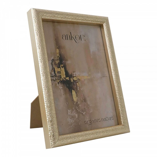 ΚΟΡΝΙΖΑ ΠΛΑΣΤΙΚΗ 13x18εκ. ΣΕ ΧΡΥΣΟ ΧΡΩΜΑ ΜΕ ΣΑΓΡΕ ΟΨΗ ANKOR