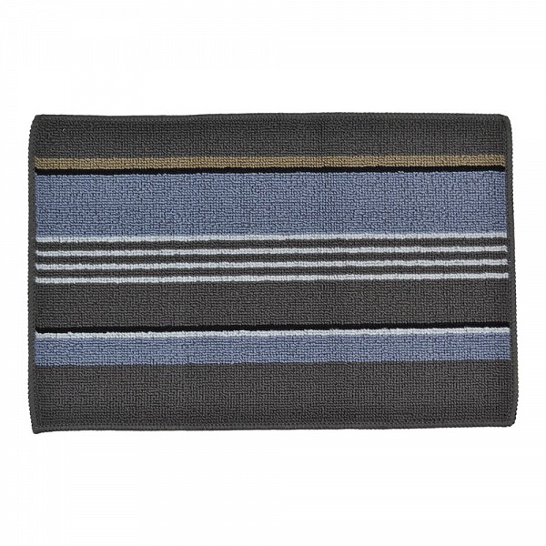 ΠΑΤΑΚΙ ΜΕ ΑΝΤΙΟΛΙΣΘΗΤΙΚΗ ΒΑΣΗ TPR ΜΕ ΓΚΡΙ ΚΑΙ ΜΠΛΕ ΡΙΓΕΣ 37x57εκ. ANKOR