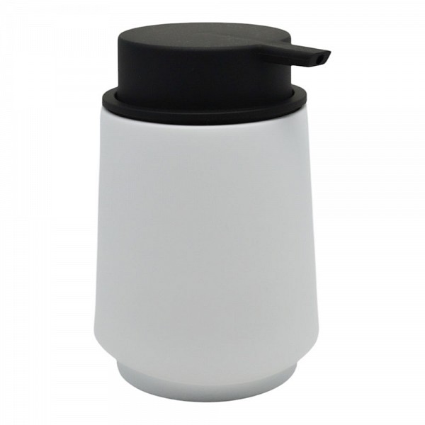 DISPENSER ΠΛΑΣΤΙΚΟ ABS ΑΣΠΡΟ ΜΑΤ 270ml 8,6x8,6x12,8εκ. ANKOR