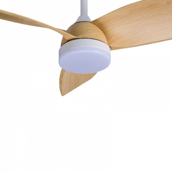 Ανεμιστήρας Οροφής PRCF-80661 PRIMO 36 91εκ. DC Με Τηλεχειριστήριο 1 Φως LED Λευκός με 3 ξύλινα φτερά