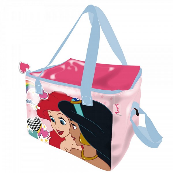 Disney Princess Ariel & Jasmine thermal lunch bag, cooler bag 22.5 cm