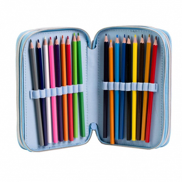 Disney Frozen Frosty 3-level filled pencil case