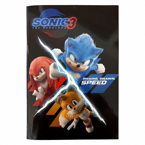 Sonic the Hedgehog Hype Man B/5 lined notebook 40 pages