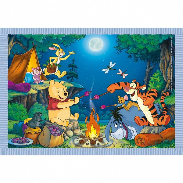 Disney Winnie the Pooh Fun Days Forever 4-in-1 puzzle Clementoni