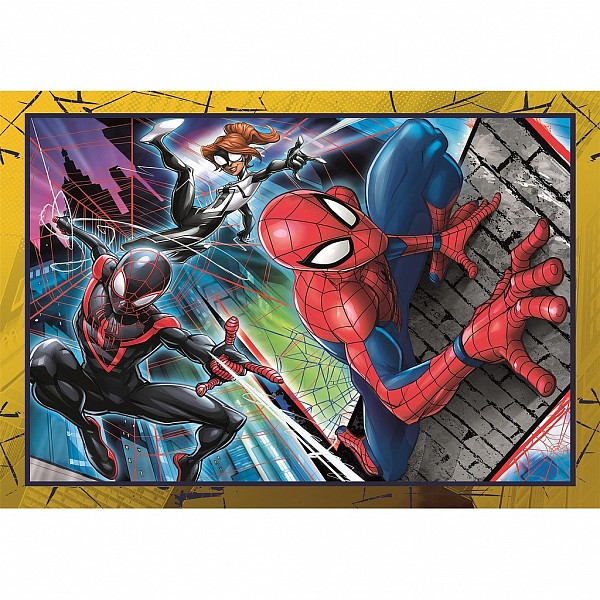 Spiderman Trio in Action 4-in-1 Clementoni Puzzle