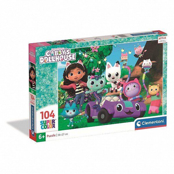 Gabbys Dollhouse 104-piece Clementoni puzzle
