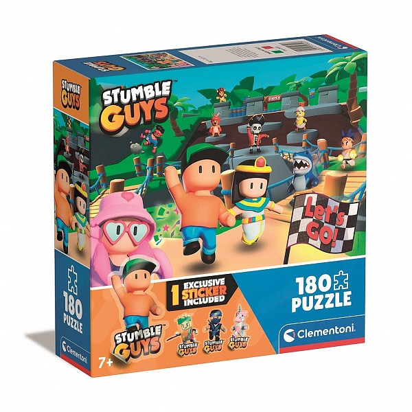 Stumble Guys Cleopatra 180-piece Clementoni puzzle