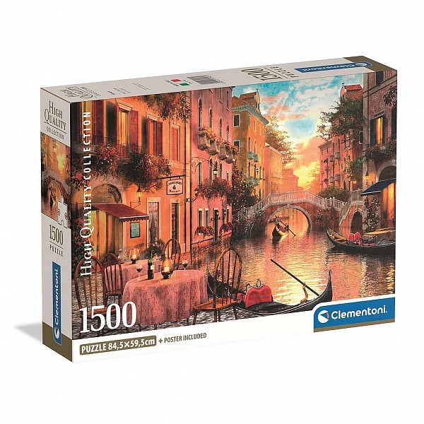 Cities Venezia Italy 1500 piece Compact Puzzle Clementoni CMC31743