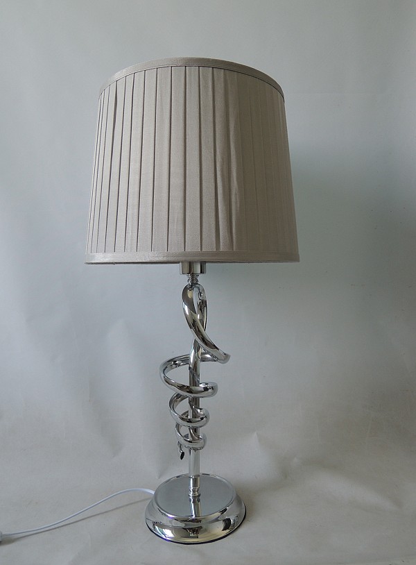 Φωτιστικό Επιτραπέζιο Μεταλλικό Ασημί/Γκρι 70x18εκ