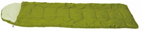 CAMPUS ΥΠΝΟΣΑΚΟΣ KRAKATOA ΠΡΑΣΙΝΟ 220x75 cm ΜΕ ΜΑΞΙΛΑΡΙ & ΘΗΚΗ ΣΥΜΠΙΕΣΗΣ