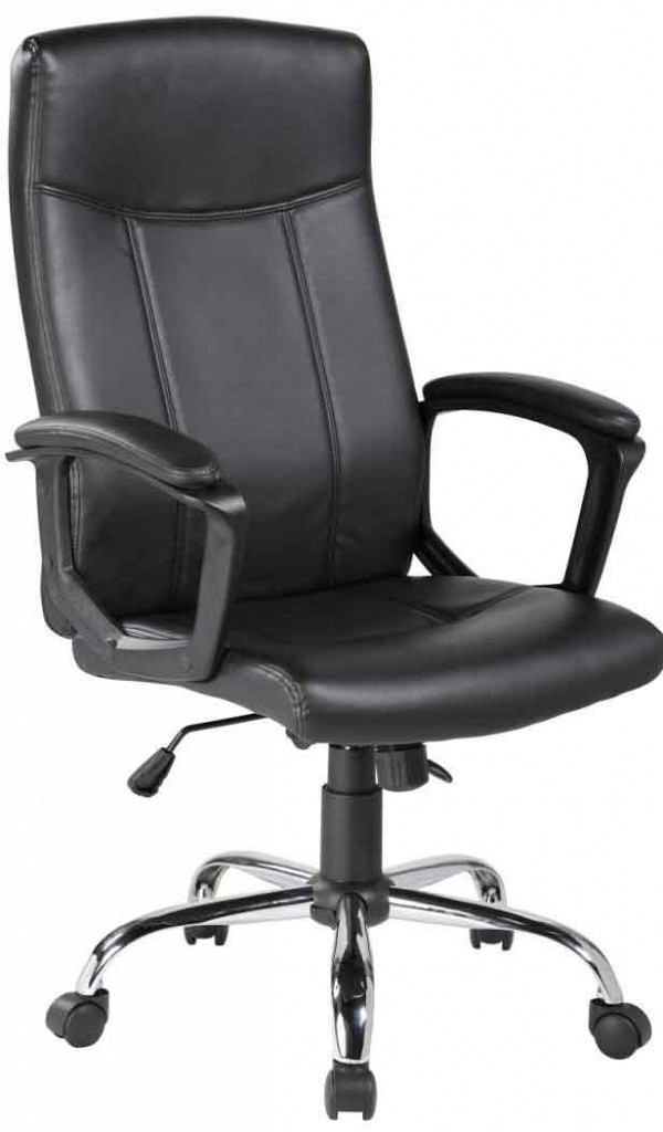 VELCO Pro Systems ΚΑΡΕΚΛΑ ΓΡΑΦΕΙΟΥ ΜΑΥΡΗ -ΔΙΑΣΤΑΣΕΙΣ: 62,5x63x110/120cm- ΕΠΙΦΑΝΕΙΑ PU & PVC