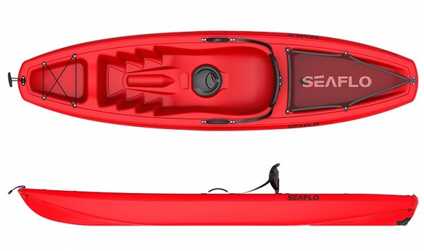 SEAFLO ΚΑΥΑΚ L266xW66xD25cm ΜΟΝΟΘΕΣΙΟ ΚΟΚΚΙΝΟ