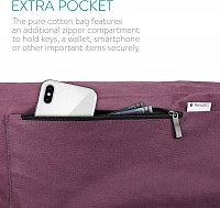Navaris Mat Bag Τσάντα για Στρώμα Γυμναστικής Μήκους 72εκ. και Διαμέτρου 29εκ. Μωβ 44963.45