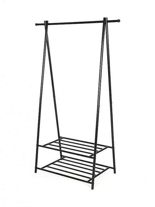 Μεταλλική Κρεμάστρα Ρούχων Δαπέδου 87.5 x 41 x 155 cm Χρώματος Μαύρο Songmics HSR05B