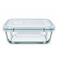 Σετ 4 Γυάλινα Φαγητοδοχεία – Πυράντοχα & BPA Free  με Καπάκι σε 4 Μεγέθη 300 / 650 / 1000 / 1500ml