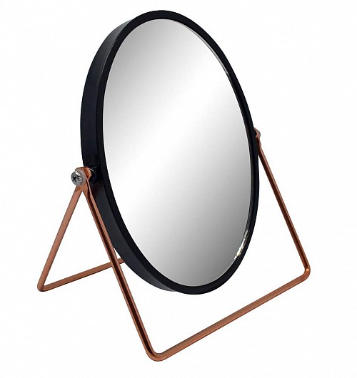 ΚΑΘΡΕΦΤΗΣ ΠΛΑΣΤΙΚΟΣ ΜΑΥΡΟΣ-ROSE GOLD 17x8,8x20εκ.ANKOR
