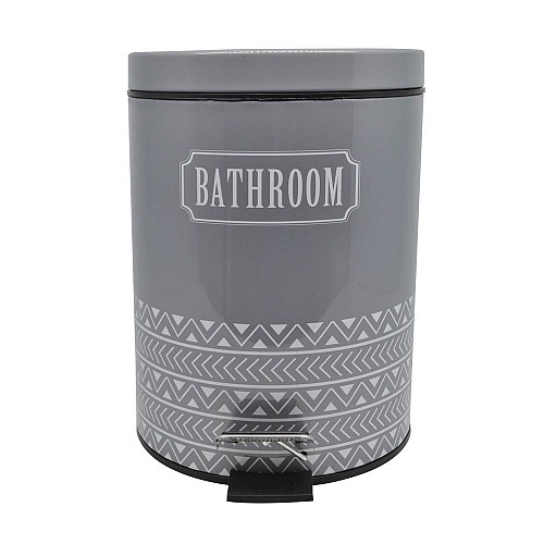 ΚΑΛΑΘΙ ΜΠΑΝΙΟΥ 5lt INOX ΓΚΡΙ BATHROOM ANKOR