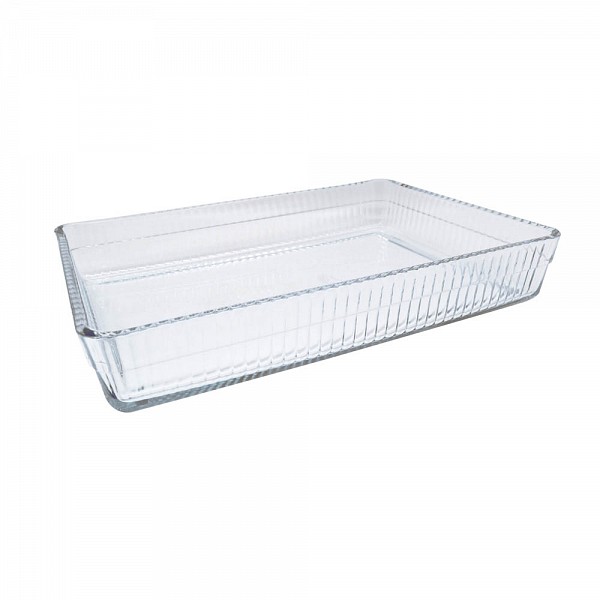 ΠΥΡΙΜΑΧΟ ΤΑΨΙ ΓΥΑΛΙΝΟ ΟΡΘΟΓΩΝΙΟ ΡΙΓΕ 3,6lt 34,7x24,7x5,1εκ. ANKOR