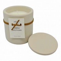 ΑΡΩΜΑΤΙΚΟ ΚΕΡΙ FRESH SOOTHING ΣΕ ΤΣΙΜΕΝΤΕΝΙΟ ΔΟΧΕΙΟ ΜΕ ΚΑΠΑΚΙ 8,8x8,8x10εκ. ANKOR