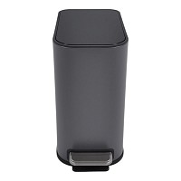 ΚΑΛΑΘΙ ΜΠΑΝΙΟΥ BELLO 5lt SOFT CLOSE SLIM  ΜΕΤΑΛΛΙΚΟ ΓΚΡΙ ΜΑΤ ANKOR