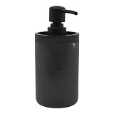 DISPENSER ΠΟΛΥΕΣΤΕΡΙΚΟ ΣΕ ΜΑΥΡΟ ΧΡΩΜΑ ΚΑΙ ΜΑΡΜΑΡΙΝΗ ΟΨΗ 7,5x7,5x17εκ.ANKOR