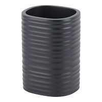 ΠΟΤΗΡΟΘΗΚΗ ΠΟΛΥΕΣΤΕΡΙΚΗ ΡΙΓΕ ΣΕ ΧΡΩΜΑ ΑΝΘΡΑΚΙ ΜΑΤ 7,6x6,7x10,6εκ.ANKOR