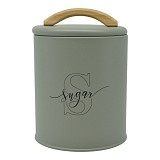 ΒΑΖΟ ΜΕΤΑΛΛΙΚΟ ΛΑΔΙ ΜΕ ΞΥΛΙΝΗ ΛΑΒΗ Sugar 11x11x15εκ.ANKOR  846764