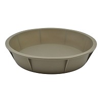 ΤΑΨΑΚΙ ΣΙΛΙΚΟΝΗΣ ΣΤΡΟΓΓΥΛΟ ΣΕ TAUPE ΧΡΩΜΑ 24x24x5,5εκ. ANKOR  846511