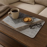ΔΙΣΚΟΣ ΜΕΛΑΜΙΝΗΣ ΜΕ ΓΕΩΜΕΤΡΙΚΟ ΣΧΕΔΙΟ 37,2x26,2x2,5εκ. ANKOR 848645