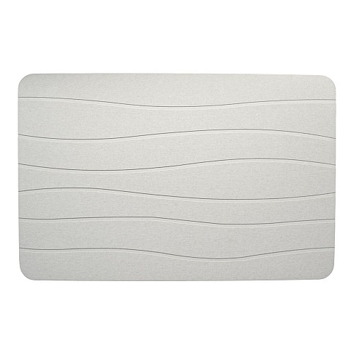 ΠΑΤΑΚΙ ΑΠΟ ΔΙΑΤΟΜΙΤΗ ΑΣΠΡΟ ΜΕ ΑΝΑΓΛΥΦΕΣ ΓΡΑΜΜΕΣ 39x60εκ. ANKOR 847464