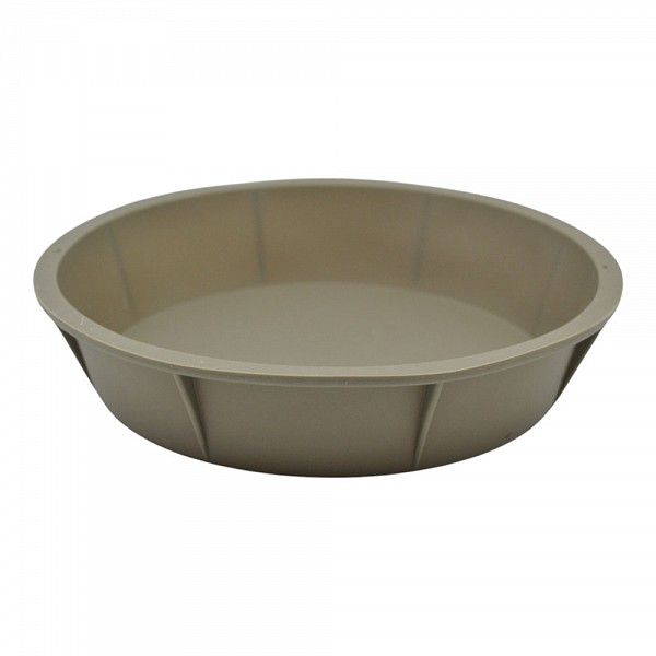 ΤΑΨΑΚΙ ΣΙΛΙΚΟΝΗΣ ΣΤΡΟΓΓΥΛΟ ΣΕ TAUPE ΧΡΩΜΑ 24x24x5,5εκ. ANKOR  846511