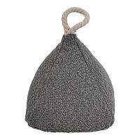 ΣΤΟΠ ΠΟΡΤΑΣ ΥΦΑΣΜΑΤΙΝΟ ΣΕ ΓΚΡΙ ΧΡΩΜΑ 15x15x16εκ. ANKOR  845941