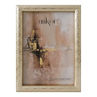 ANKOR Κορνίζα Πλαστική 15x20εκ. Χρυσή με Σαγρέ Όψη  και Κομψή & Διαχρονική11520-6