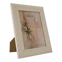 ΚΟΡΝΙΖΑ ΠΛΑΣΤΙΚΗ 13x18εκ. ΣΕ ΜΠΕΖ ΧΡΩΜΑ ΜΕ ΧΡΥΣΟ ΜΟΤΙΒΟ ANKOR