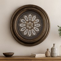 ΡΟΛΟΙ ΤΟΙΧΟΥ ΠΛΑΣΤΙΚΟ ΣΕ ΚΑΦΕ VINTAGE ΧΡΩΜΑ 60,2x60,2x5,6εκ.ANKOR