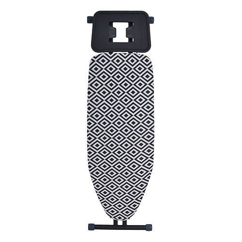 ΣΙΔΕΡΩΣΤΡΑ XL 45x120εκ ΜΑΥΡΗ ΜΑΤ 100% ΒΑΜΒΑΚΕΡΟ ΚΑΛΥΜΜΑ ΥΨΟΣ 71-94εκ. ANKOR