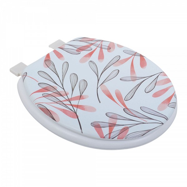 ΚΑΠΑΚΙ ΤΟΥΑΛΕΤΑΣ ΜΑΛΑΚΟ ΜΕ ΣΧΕΔΙΟ ΦΥΛΛΑ 26-36x39εκ. ANKOR 848201