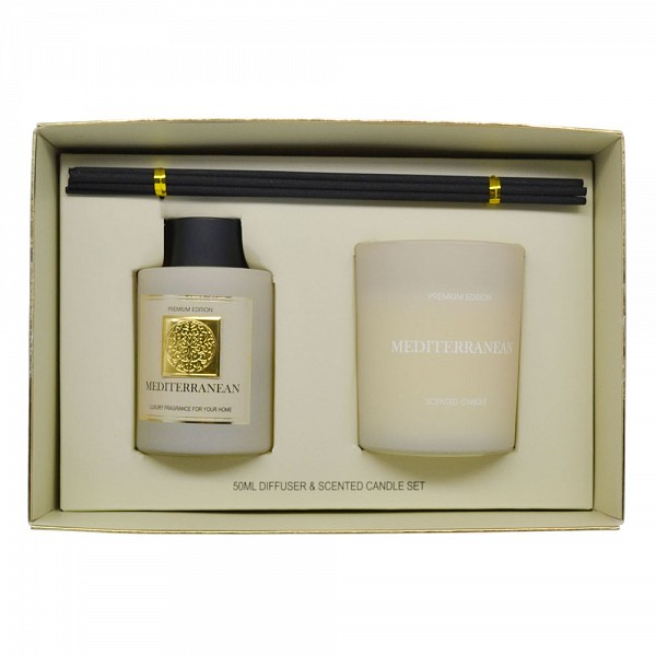 ΣΕΤ ΑΡΩΜΑΤΙΚΟΥ ΧΩΡΟΥ 50ml ΚΑΙ ΚΕΡΙΟΥ MEDITERRANEAN ANKOR   849673