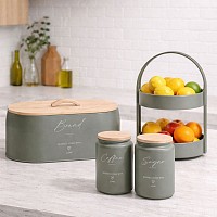 ΦΡΟΥΤΙΕΡΑ ΜΕΤΑΛΛΙΚΗ ΔΥΟ ΕΠΙΠΕΔΩΝ ΛΑΔΙ 24,5x22,5x40εκ. ANKOR