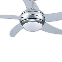 Ανεμιστήρας Οροφής PRCF-80282 Primo 44 110εκ. Με Τηλεχειριστήριο 1Φως 5Φτερά Διάφανα  PRCF-80282