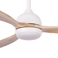 Ανεμιστήρας Οροφής PRCF-80667 PRIMO 52 132εκ. DC Με Τηλεχειριστήριο 1 Φως LED Λευκός με 3 ξύλινα φτερά