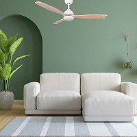 Ανεμιστήρας Οροφής PRCF-80667 PRIMO 52 132εκ. DC Με Τηλεχειριστήριο 1 Φως LED Λευκός με 3 ξύλινα φτερά