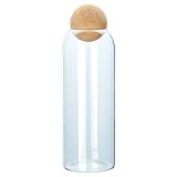 ESTIA ΔΟΧΕΙΟ ΑΠΟΘΗΚΕΥΣΗΣ ΓΥΑΛΙΝΟ 1300ml ΜΕ ΚΑΠΑΚΙ ΦΕΛΛΟΥ