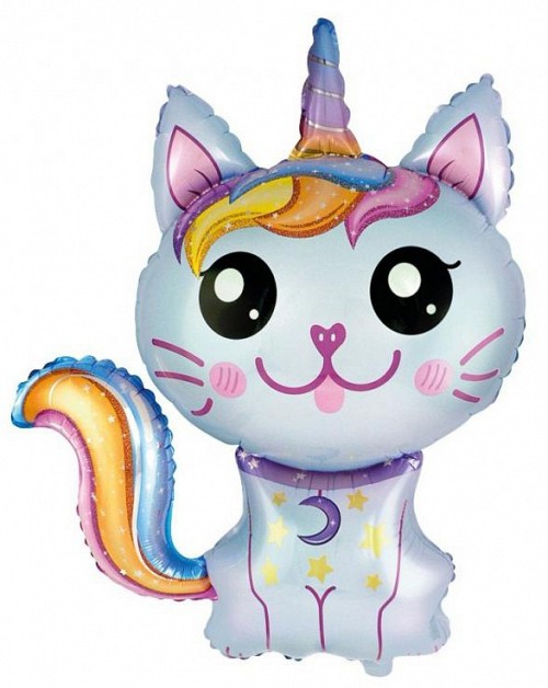 Cat Magic Blue foil balloon 61 cm
